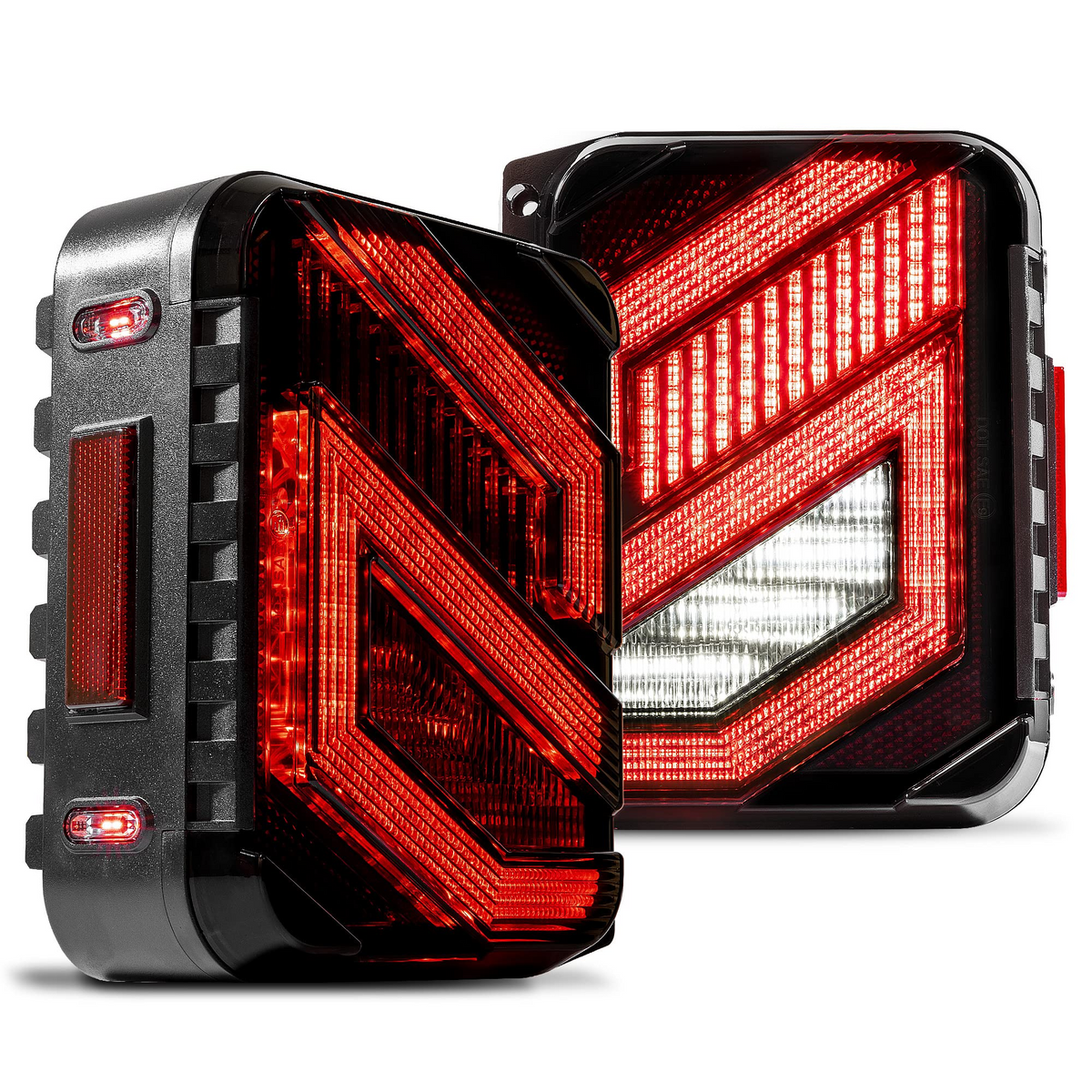 LED Tail Lights Compatible with Jeep Wrangler JK JKU