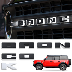 Letters Lights Emblem Compatible for Ford Bronco Accessories 2021 2022 2023