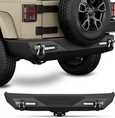 Rear Bumper for Jeep Wrangler JL with 2" Standard Hitch Receiver