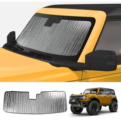 Windshield Sun Shade for Ford Bronco Accessories 2021 2022