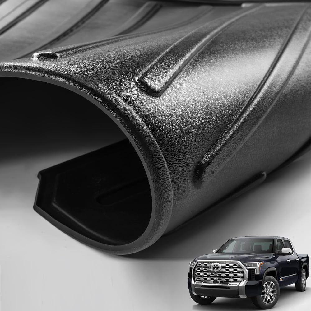 TPE Rubber Truck Bed Mat for 2022 2023 Toyota Tundra CrewMax with 5.5ft Bed