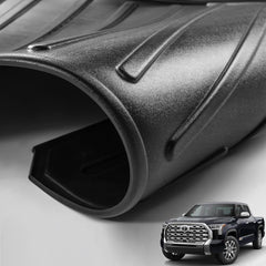 TPE Rubber Truck Bed Mat for 2022 2023 Toyota Tundra CrewMax with 5.5ft Bed