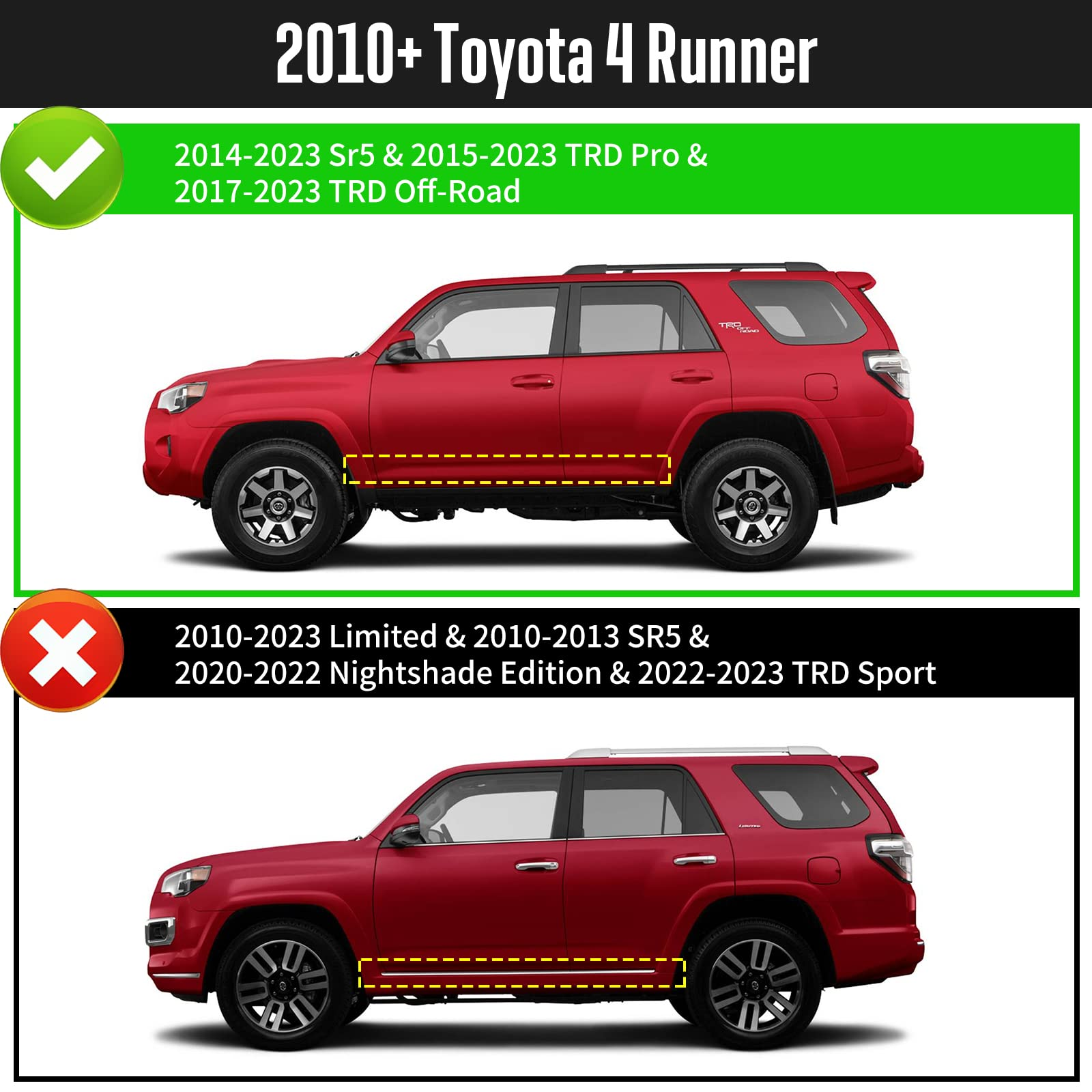 Running Boards for Toyota 4Runner