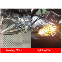 2X Bullet Turn Signal Light Supersonic Replacement Smoke Lens