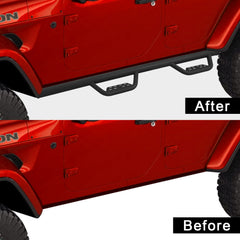 Running Boards Compatible with 2007-2018 Jeep Wrangler Jk Jku Unlimited 4 Doors