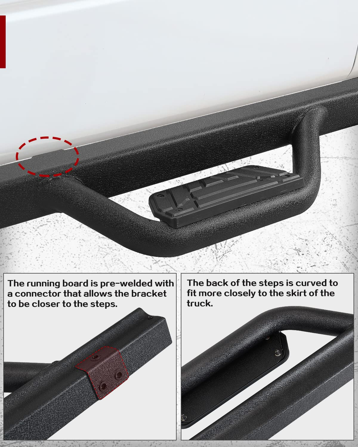 Running Boards for Toyota Tacoma Double Cab Crew Cab