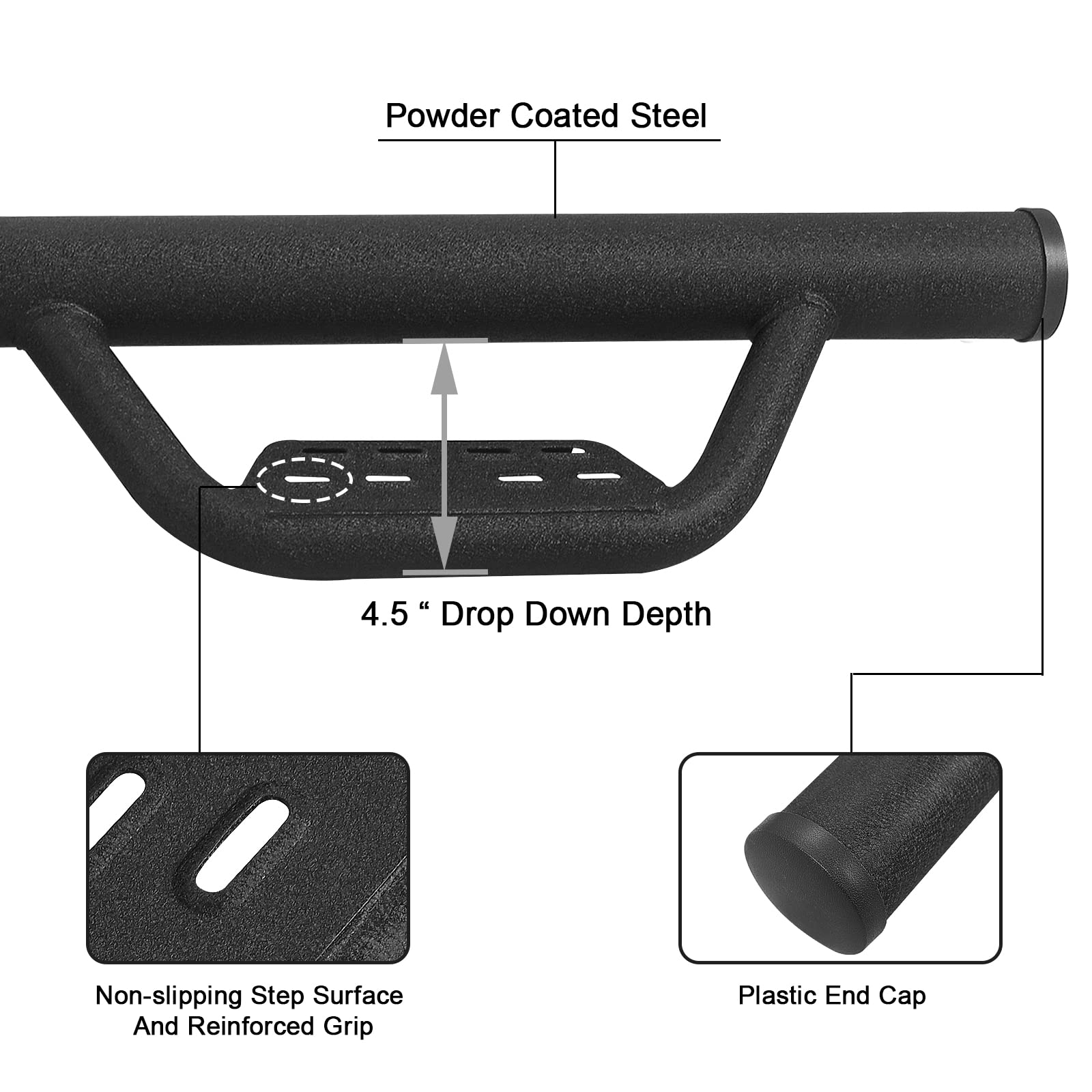 Running Boards for Nissan Frontier Crew Cab.