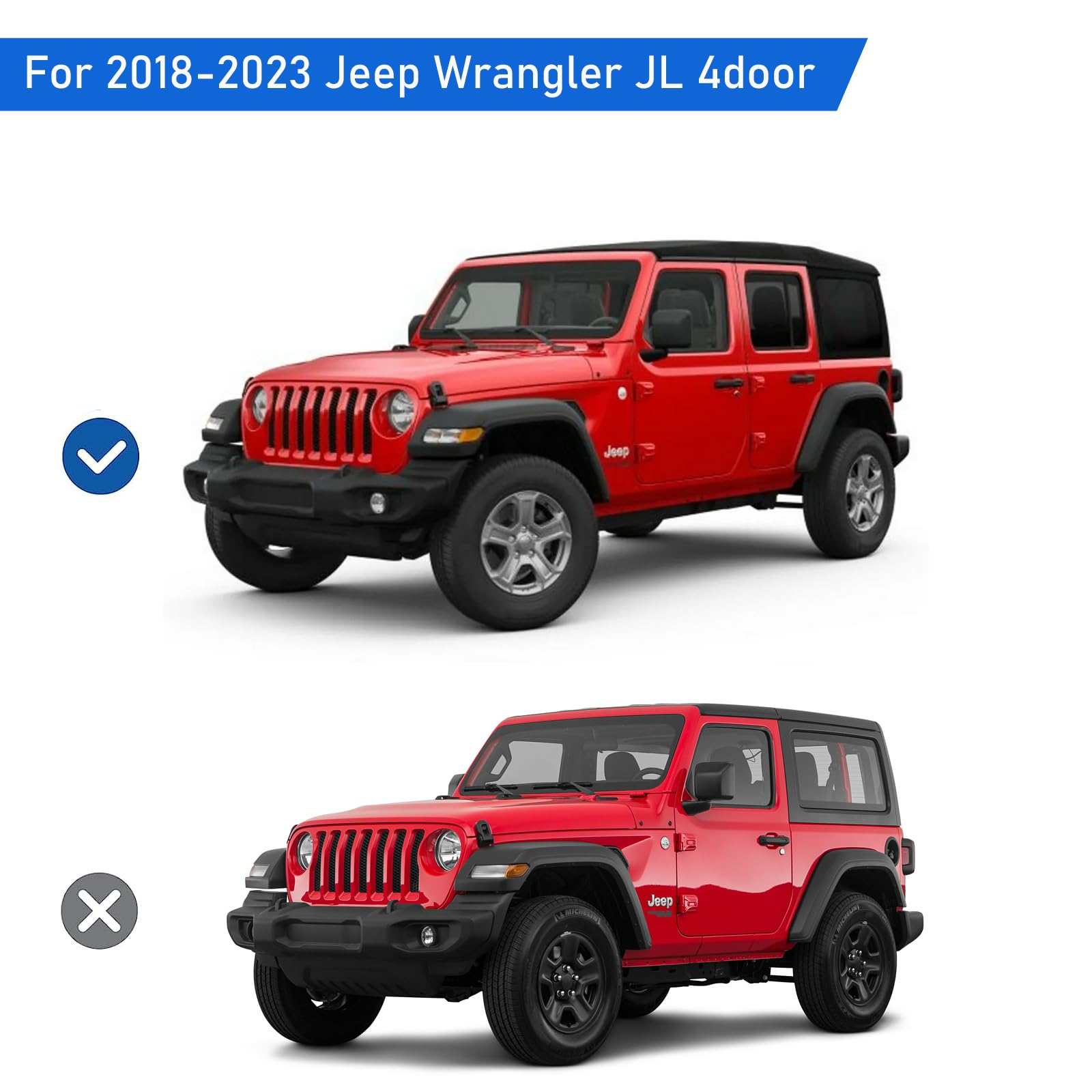 Running Boards for Jeep Wrangler JL 4 Door