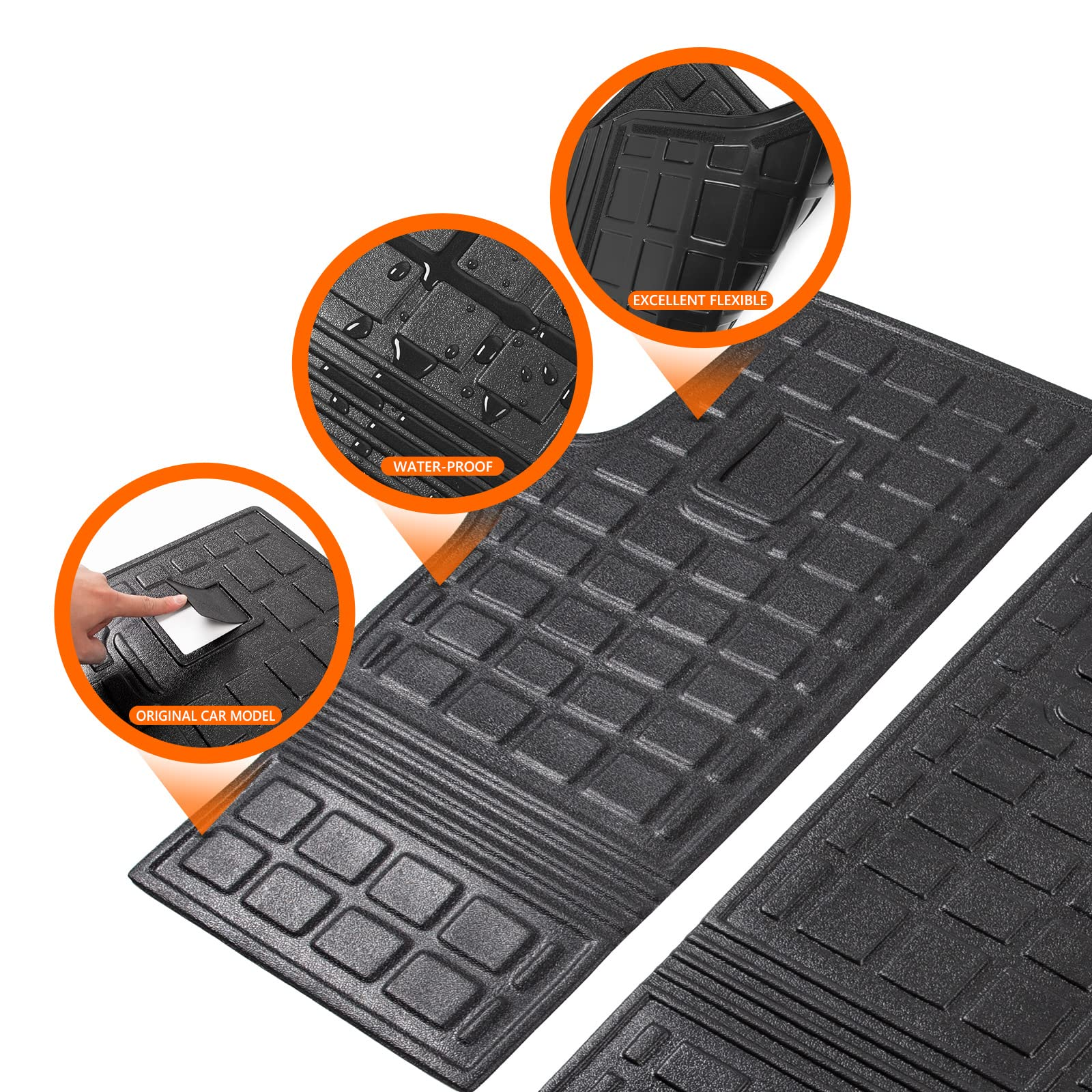 Backrest Mats for 2019-2023 Toyota RAV4 TPE Material