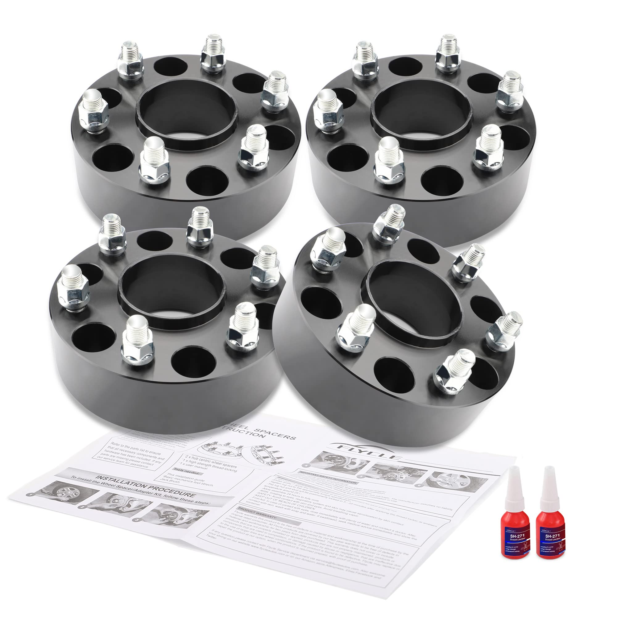 6x5.5 Hubcentric Wheel Spacers for Chevy/GMC